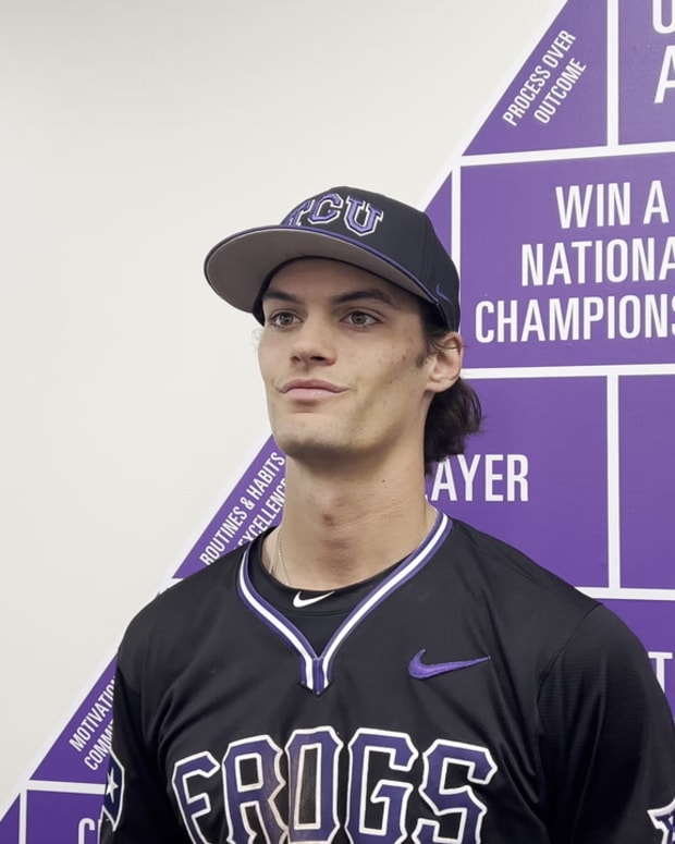 Watch! TCU Third Baseman, Brody Green Talks About His Recent Performance